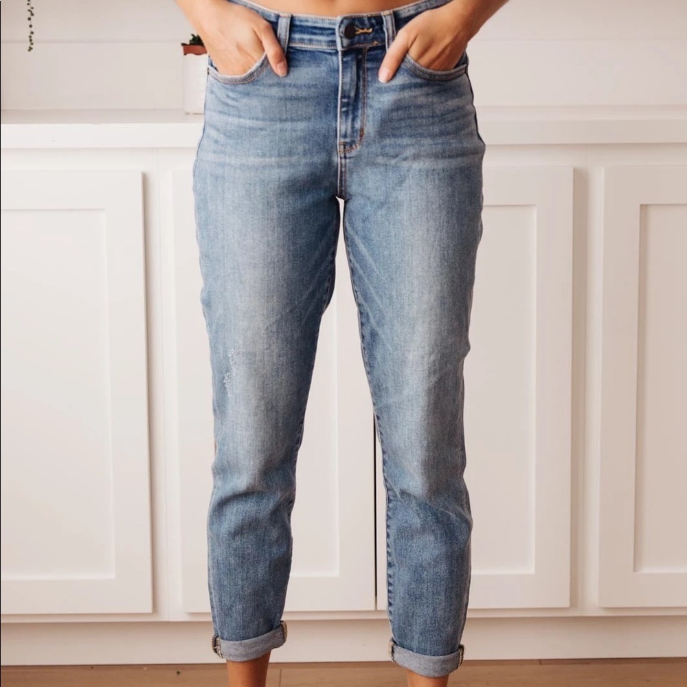 NEW Judy Blue Medium Wash Skinny Jeans Non Distressed